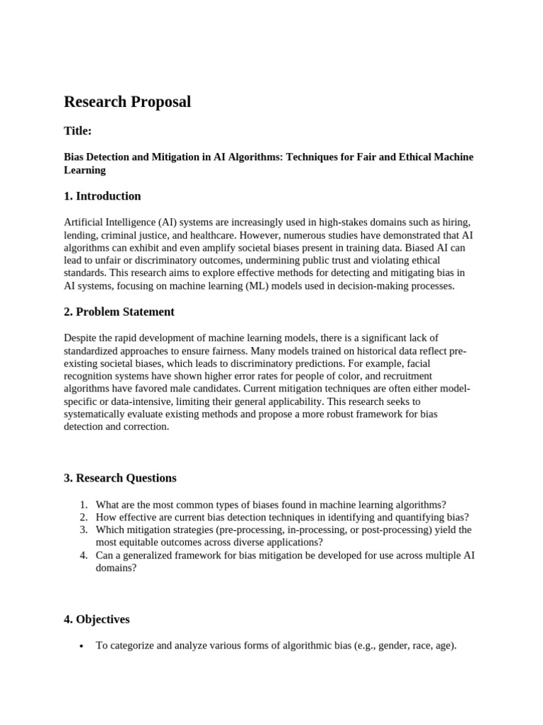 Research Proposal Cs | PDF | Artificial Intelligence | Intelligence (AI ...