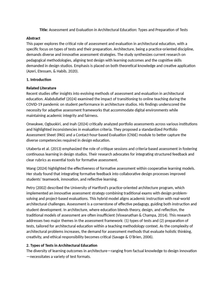 Types of Test and Prep of Test | PDF | Educational Assessment | Cognition
