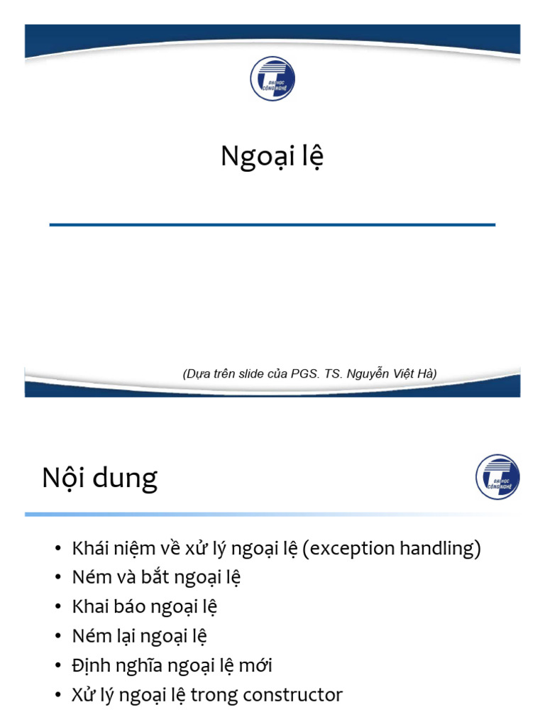 8 - Exceptions | PDF