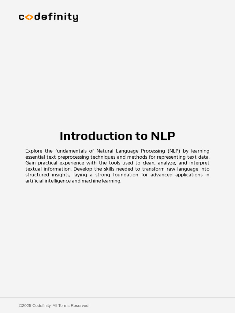 Introduction To NLP en | PDF | Regular Expression | Cognitive Science