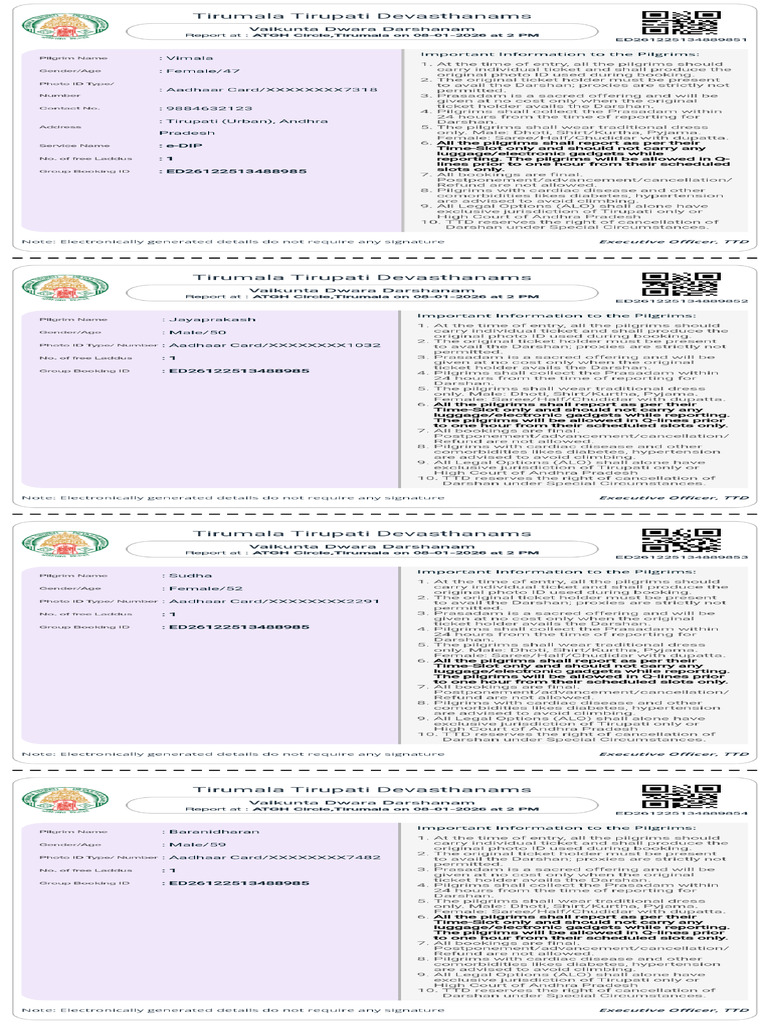 Seva Dip Receipt | PDF