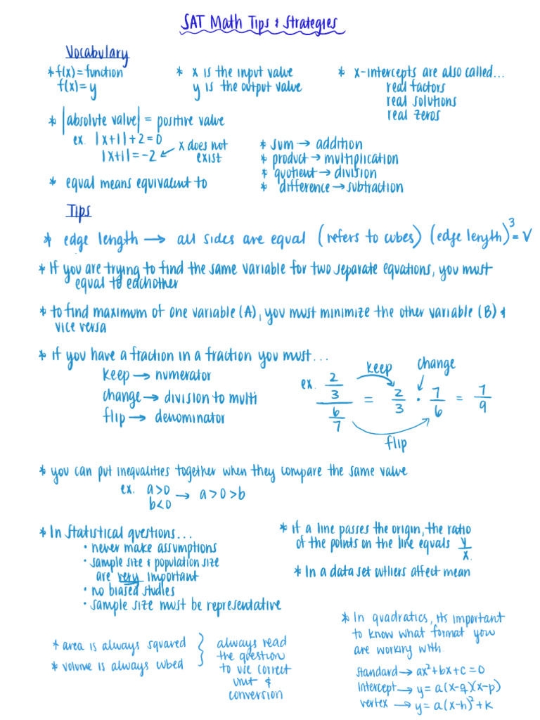 Math Formulas 2025 | PDF