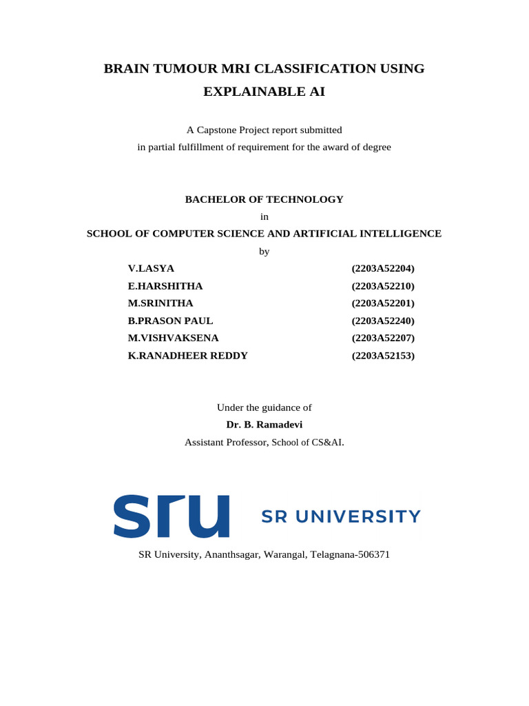 Capstone Project Report | PDF | Artificial Intelligence | Intelligence ...
