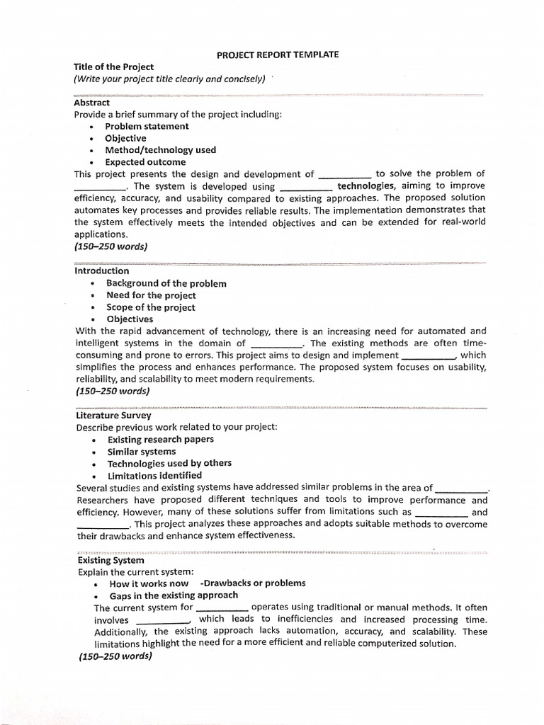 Report Template | PDF