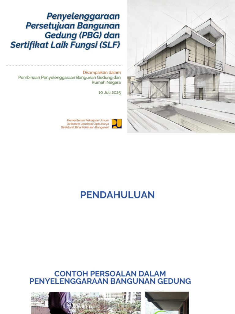 Penyelenggaraan PBG Dan SLF | PDF