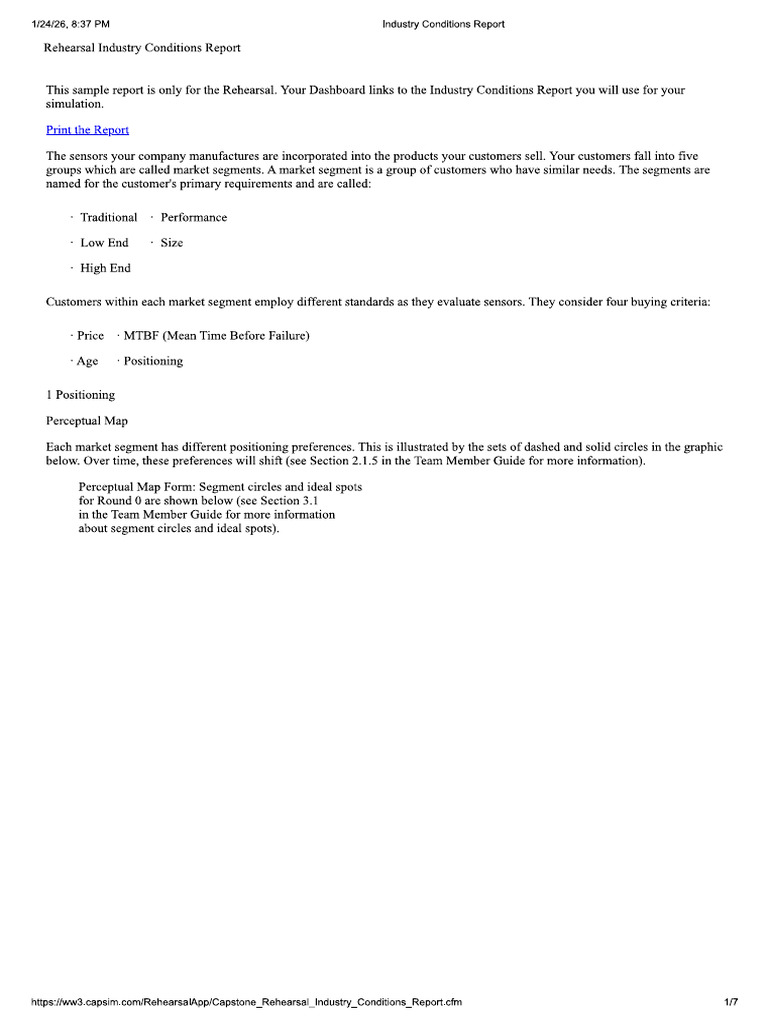 Conditioning Report | PDF