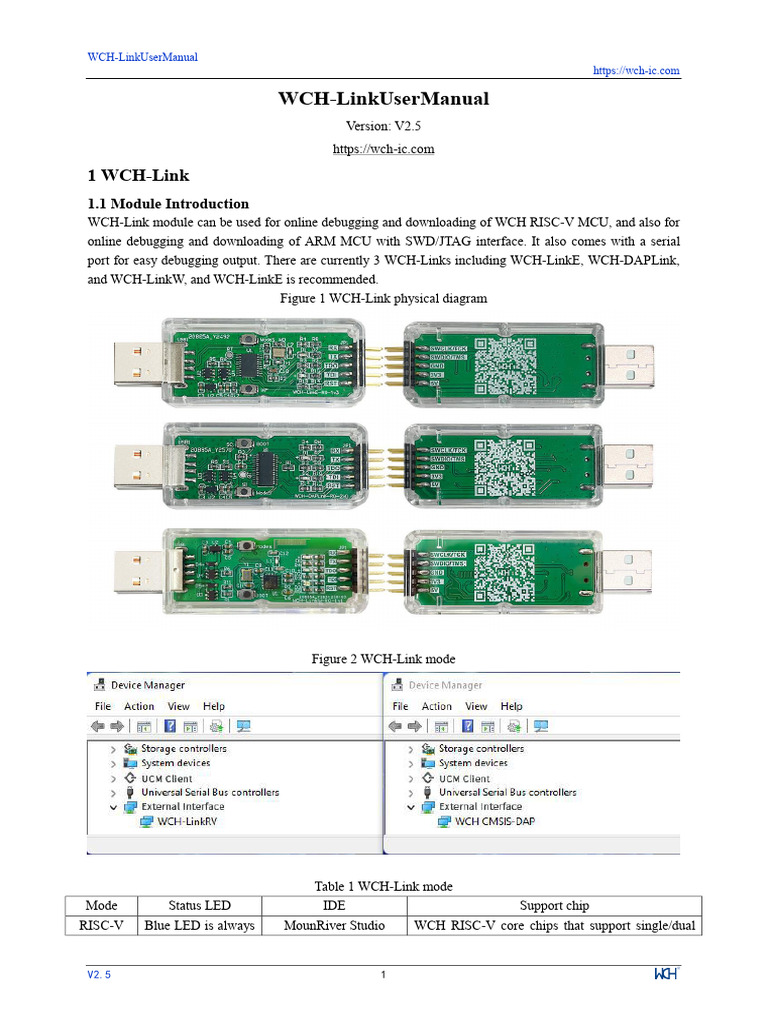 WCH LinkUserManual | PDF