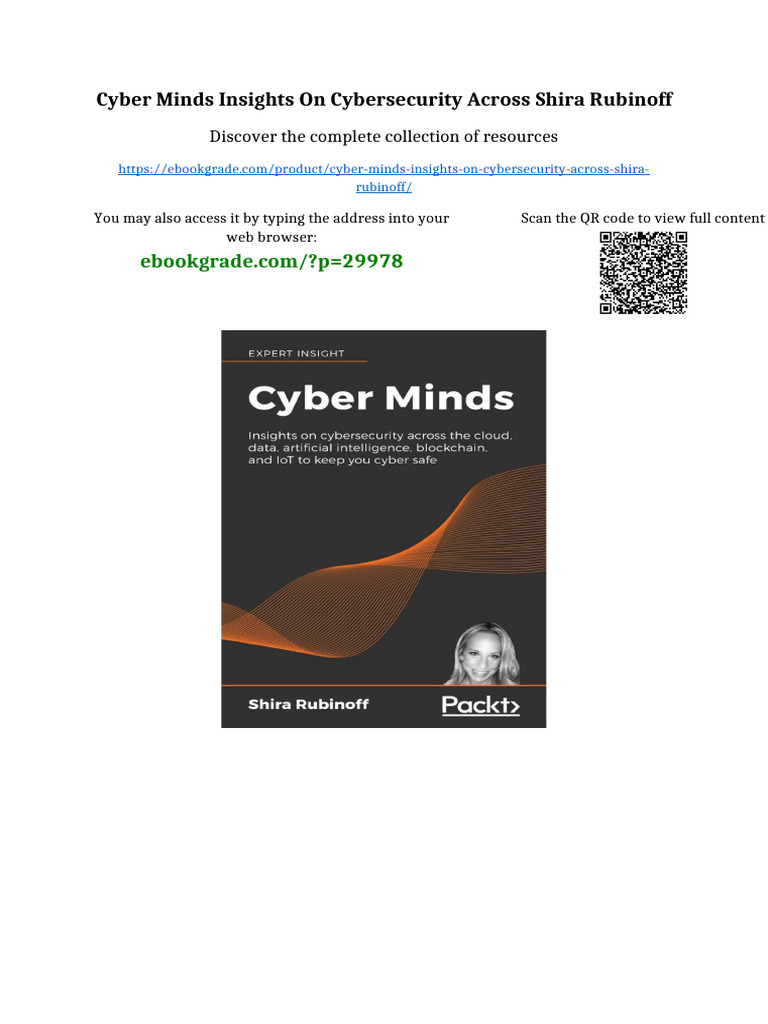 Cyber Minds Insights On Cybersecurity Across Shira Rubinoff Digital ...