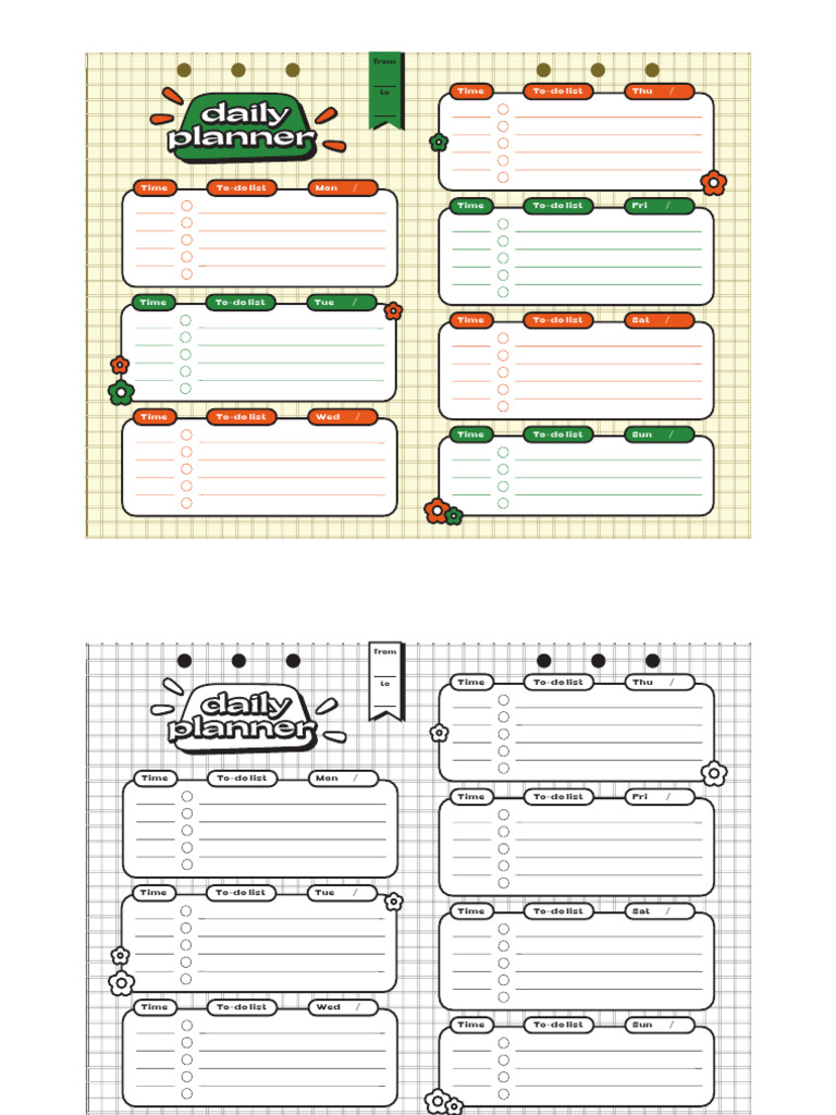 Planner Demo 1 | PDF