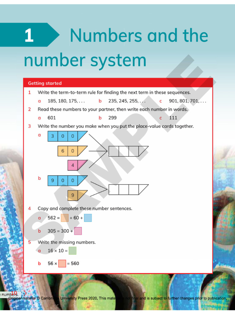9-8 Math Unit 1 | PDF