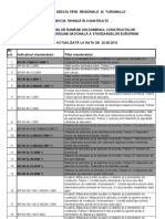 Constructii Lista Standarde