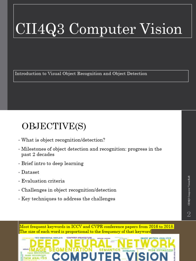 CII4Q3_Computer Vision EAR_week 2 Visual Object Recognition SemGanjil ...