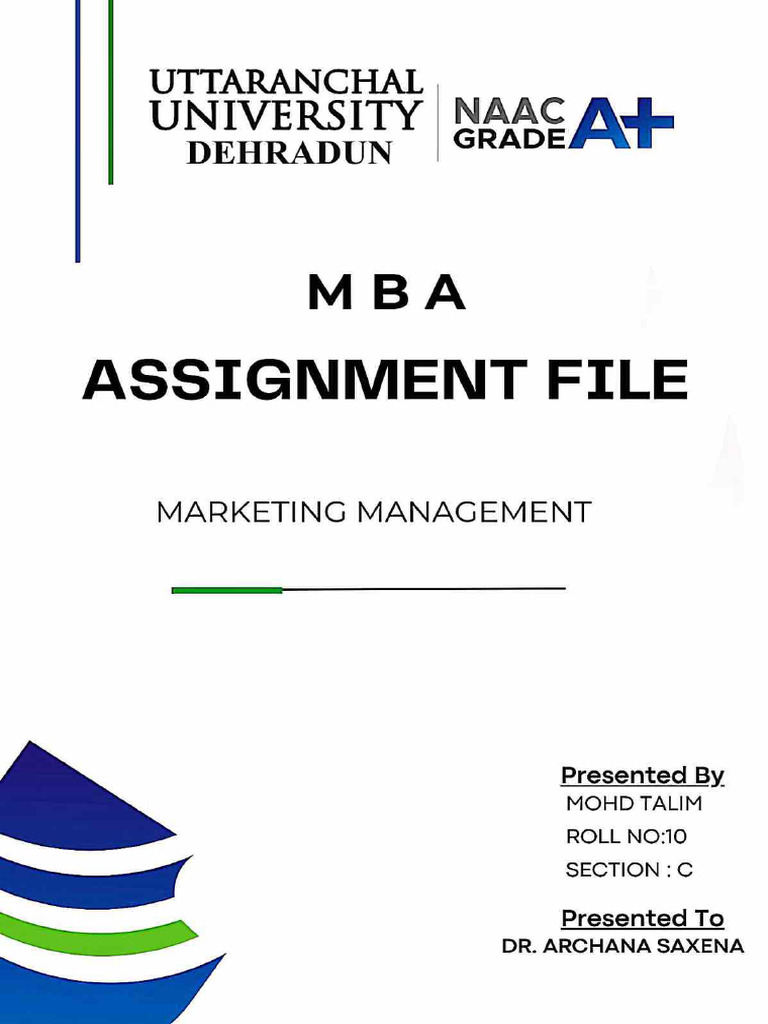 Marketing 3 Assignment | PDF
