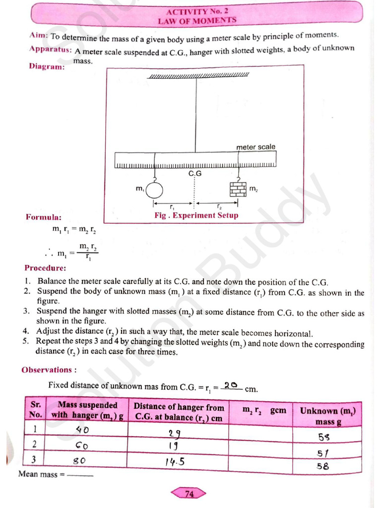 11th Physics Activity 2 | PDF