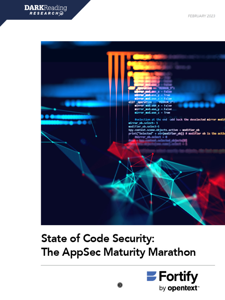 State of Code Security The Appsec Maturity Marathon Report | PDF ...