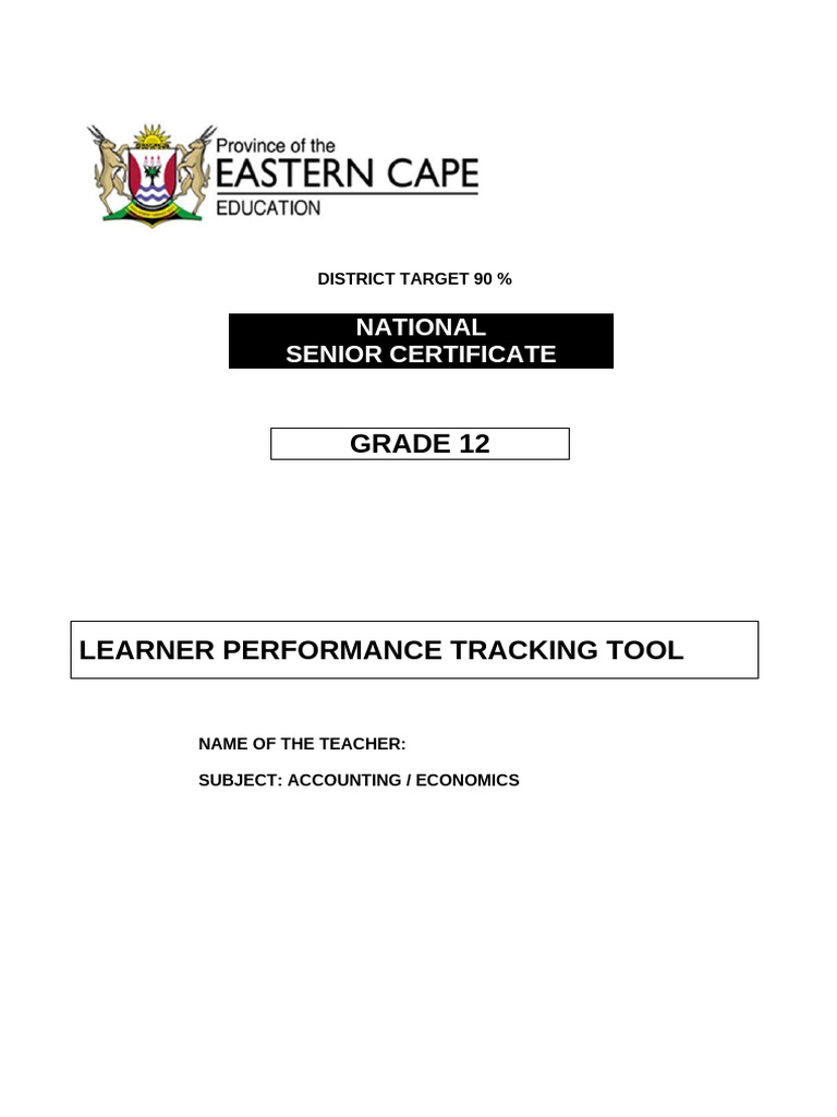 Tracking Tool Learner Performance | PDF