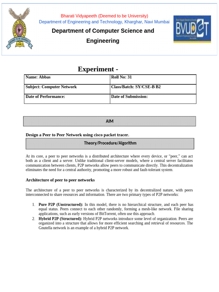 Exp 3 CN | PDF