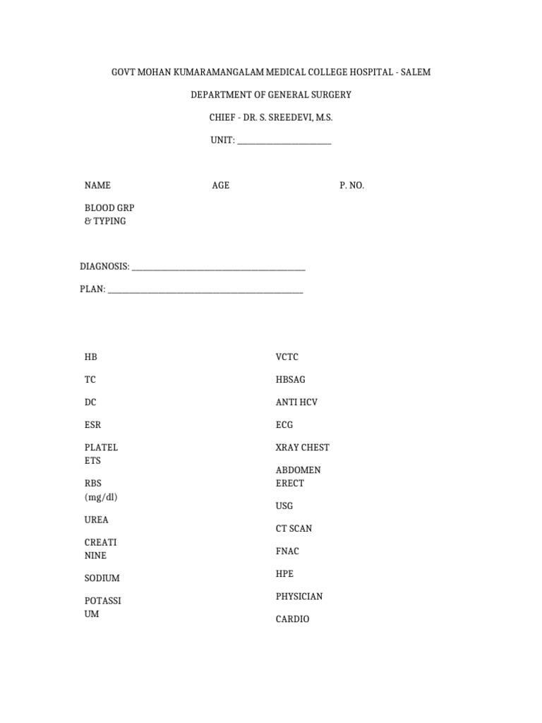 Medical Form Aligned Exact-3 | PDF