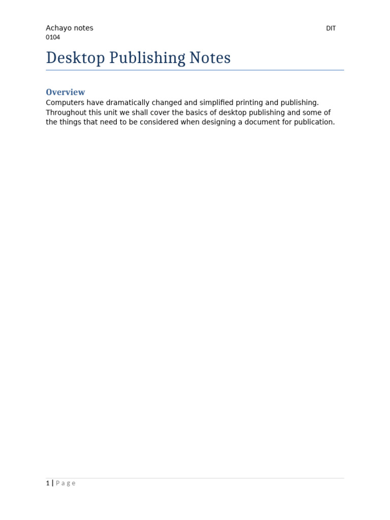 Desktop Publishing | PDF | Page Layout | Typefaces