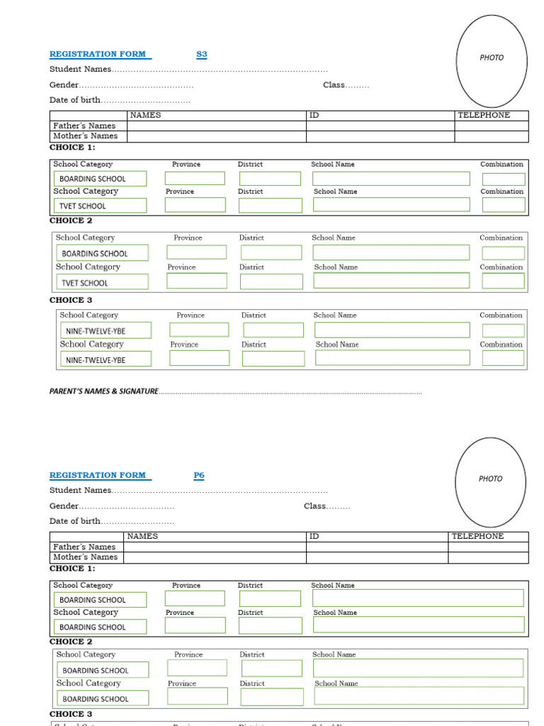 Registration Form | PDF