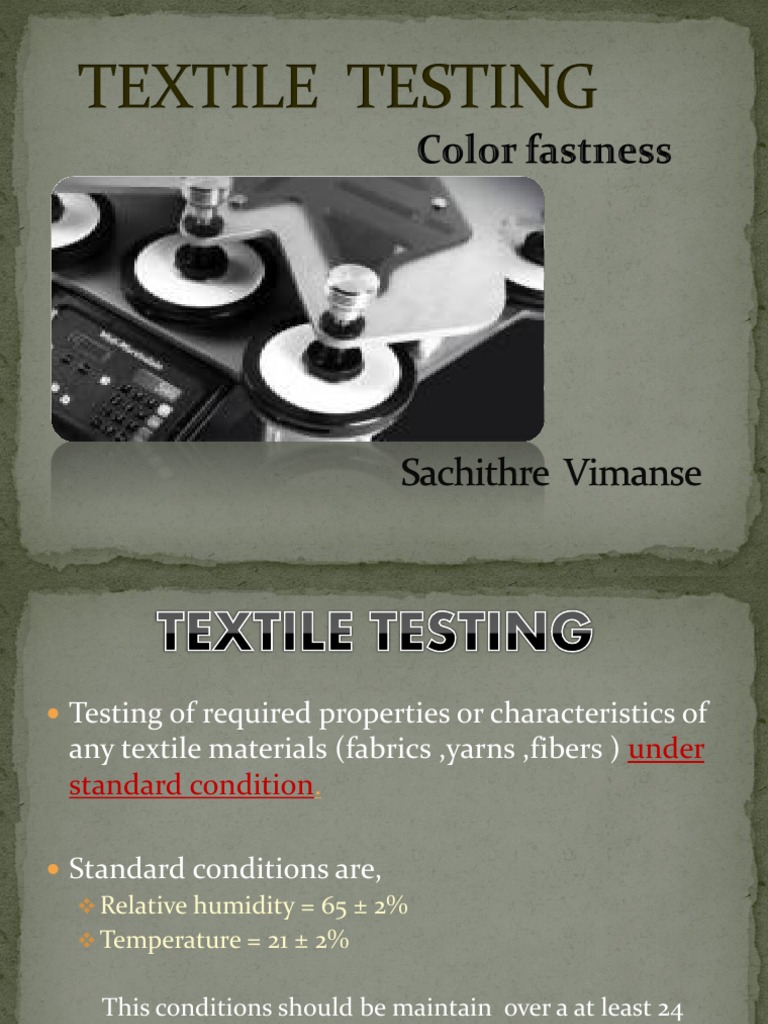 Textile Testing