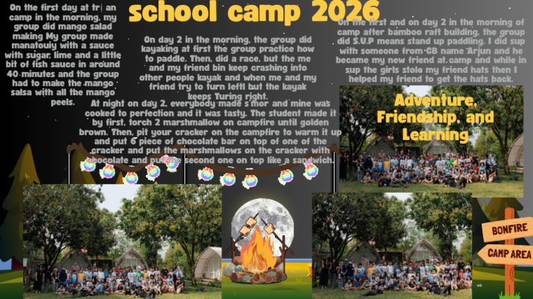 School Camp 2026 | PDF