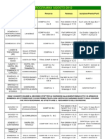 Programma Agosto 2012