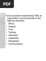 CHAPTER 1 The Eight Elements of TQM