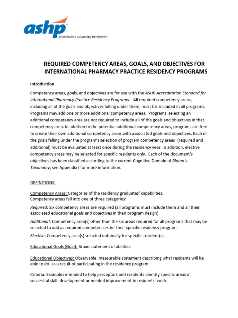 IPPR Competencies Goals Objectives | PDF | Policy | Evaluation