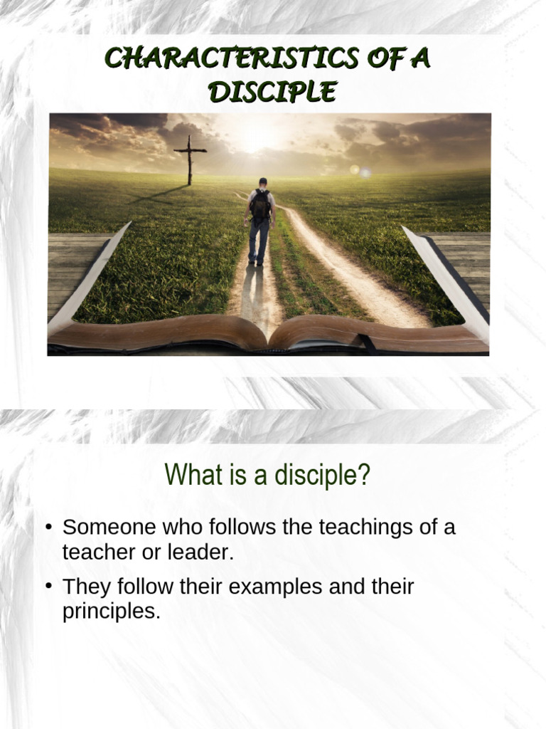 Characteristics of A Disciple | PDF | Disciple (Christianity) | Jesus