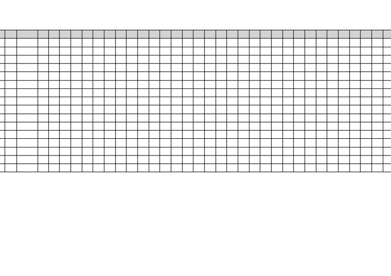 Full Duty Roster Landscape Print | PDF