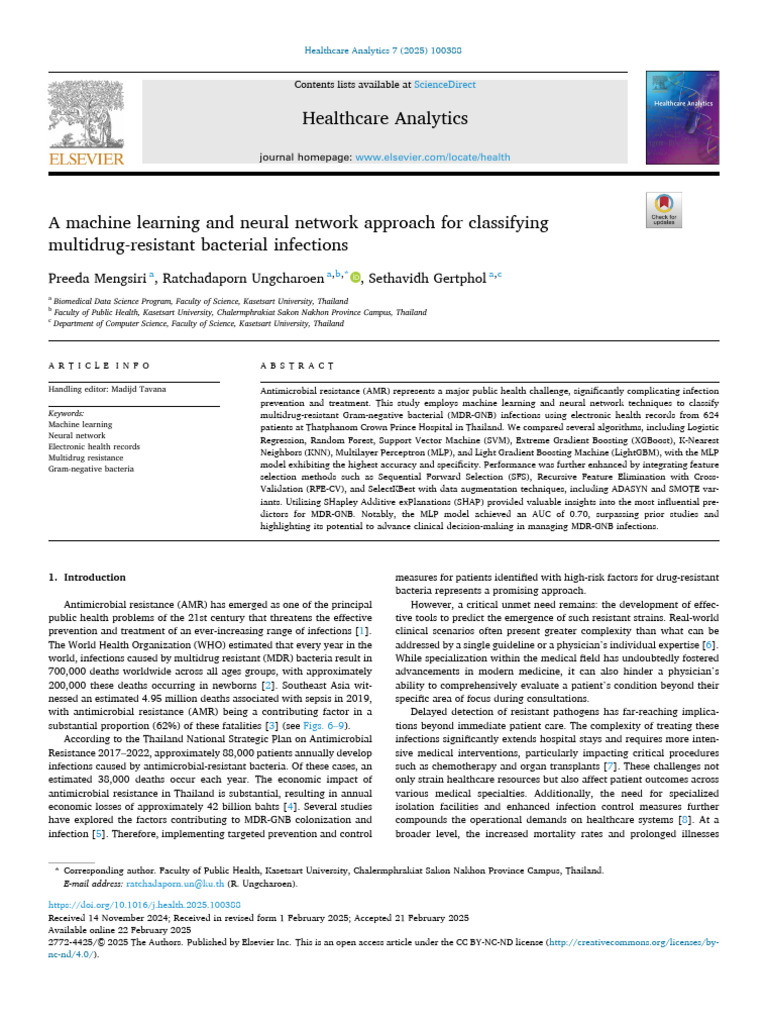 A Machine Learning and Neural Network Approach For Classifying ...