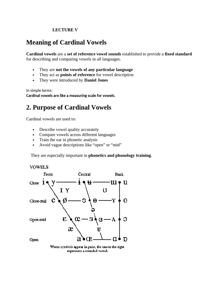Aen202 Lecture Iv and V Notes 2026 | PDF | Vowel | Phoneme