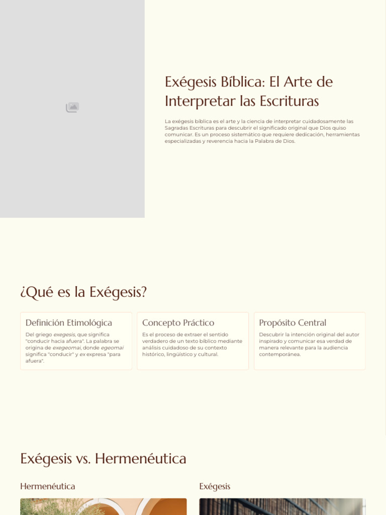 37- Exegesis Biblica 1 | PDF | Hermenéutica Bíblica | Hermenéutica