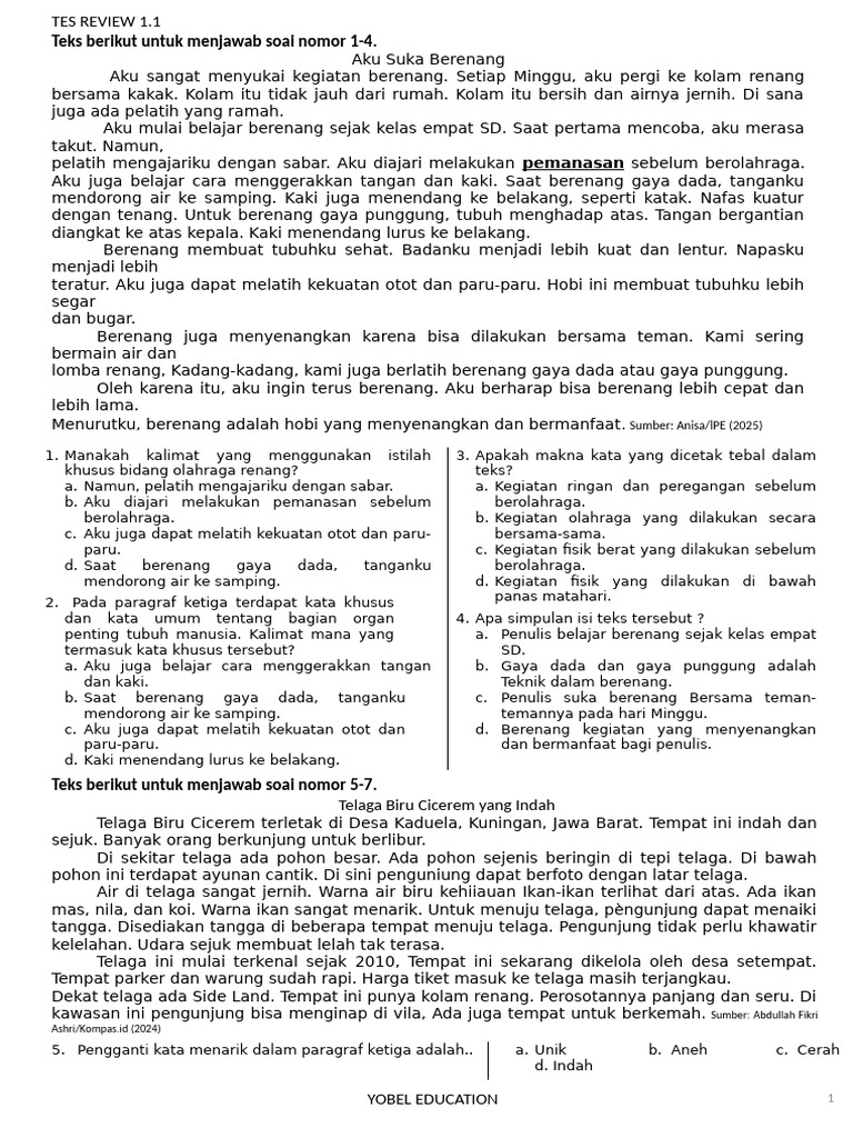 Review Prosen Bahasa Indonesia | PDF