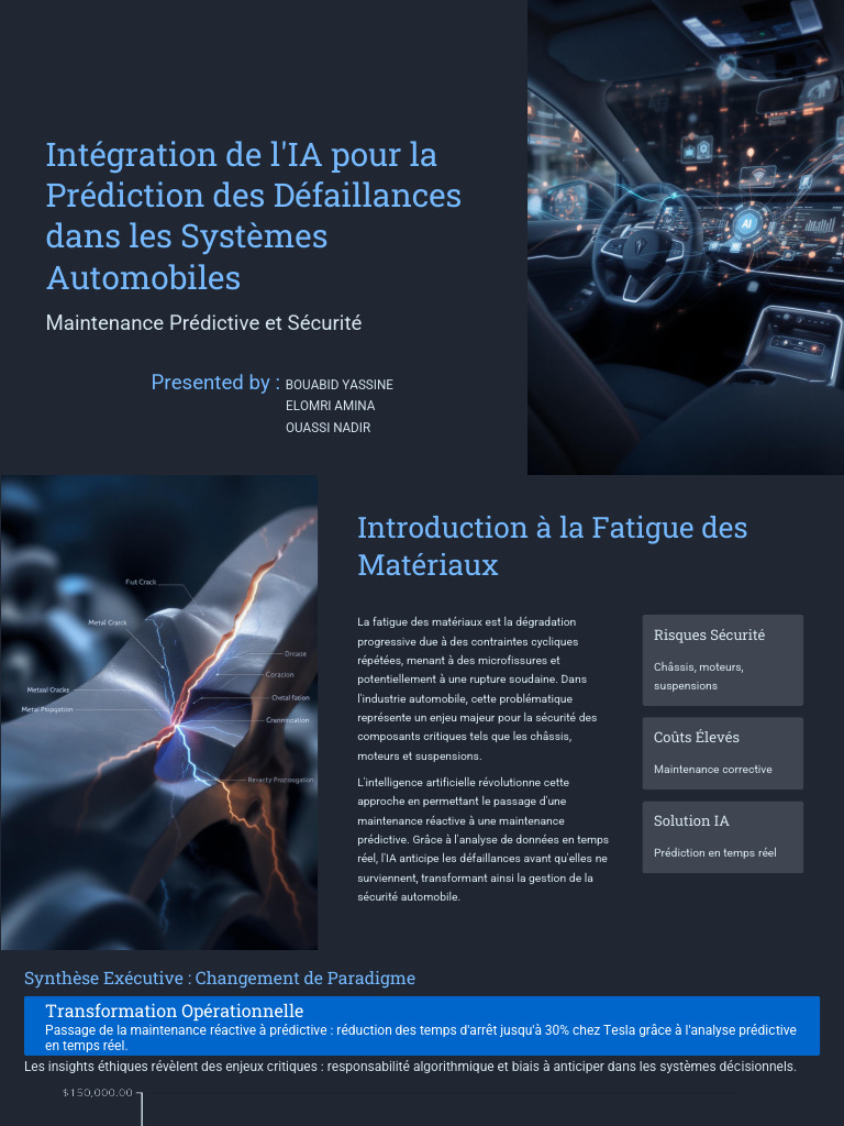 Integration de LIA Pour La Prediction Des Defaillances Dans Les ...