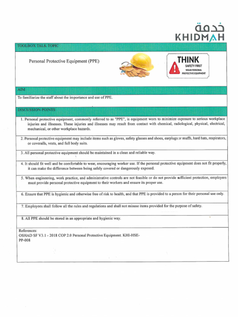 Ppe | PDF