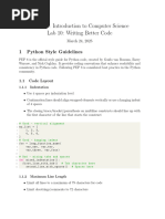 PEP 257: Python Docstring Standards | PDF | Class (Computer Programming ...