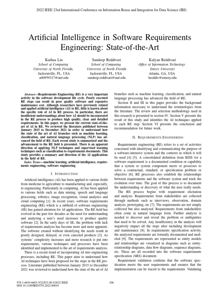AI in RE - Requirements Elicitation-1 | PDF | Artificial Intelligence ...