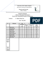 International Economics & Globalization (Final)