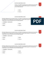 Formato de Identificacion