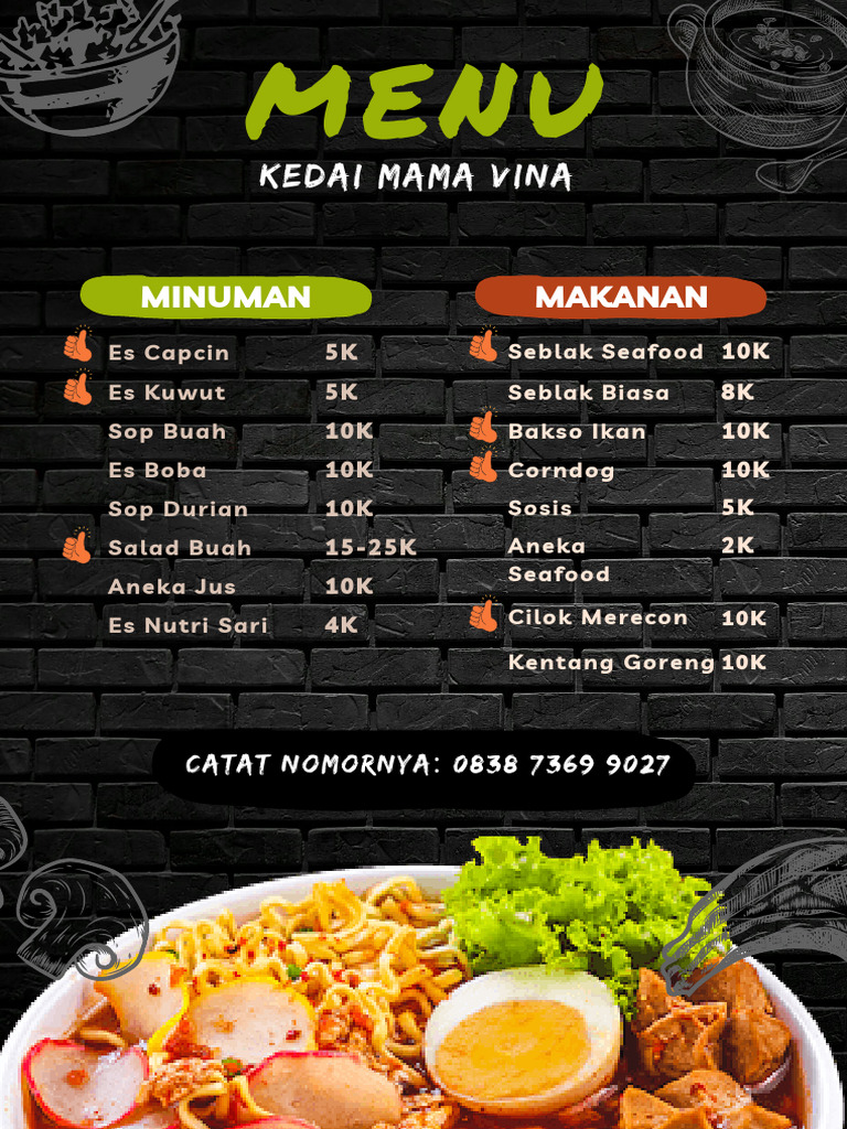 Menu | PDF