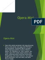 Penjelasan Tentang Opera Mini