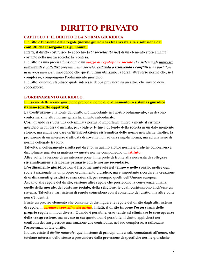 Dispense Privato | PDF