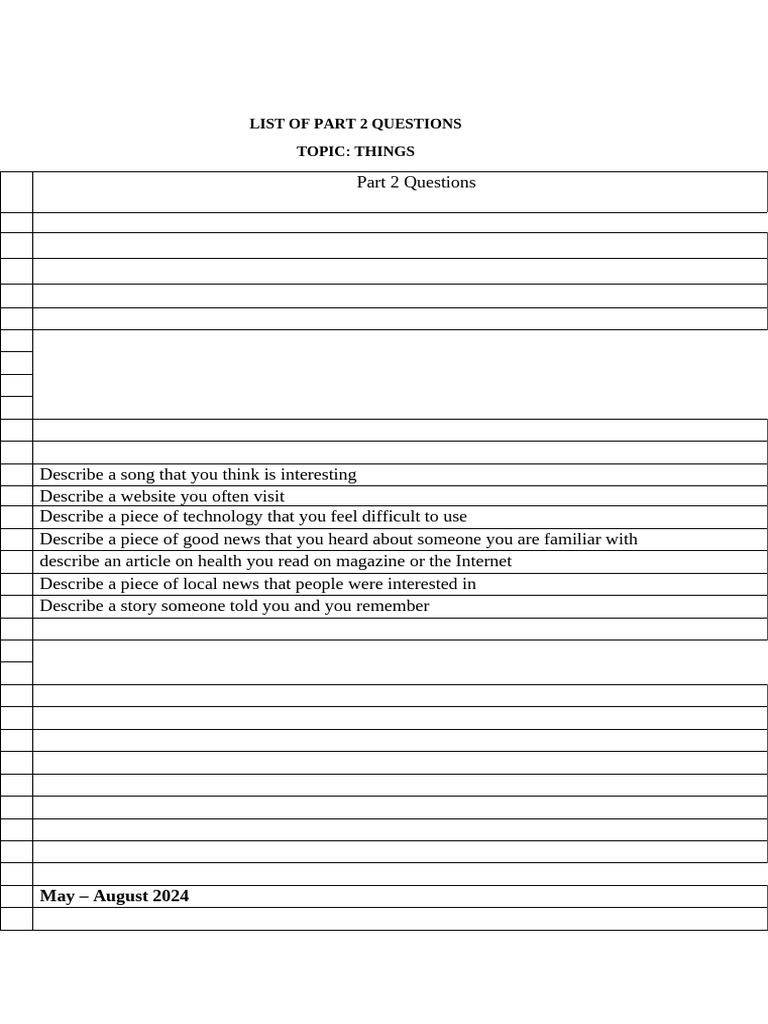 Part 2 Things | PDF