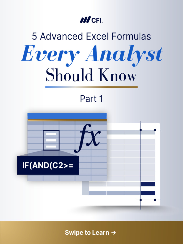 5 Excel Formulas | PDF