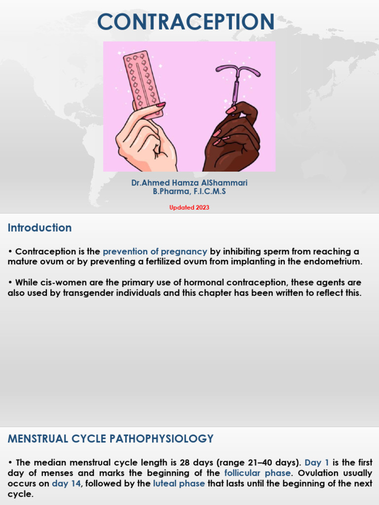 Contraception | PDF | Luteinizing Hormone | Women's Health