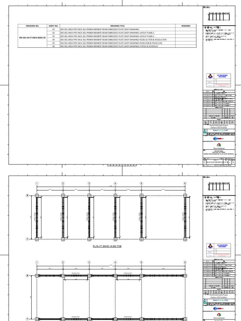 Pipe Rack 361-Pr0904-Embedded Plate | PDF | Subcontractor | Natural Gas
