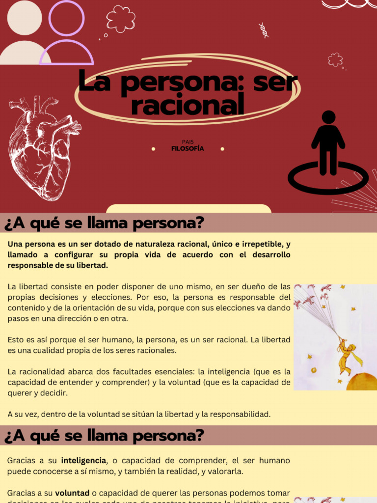La Persona Ser Racional.pdf | PDF