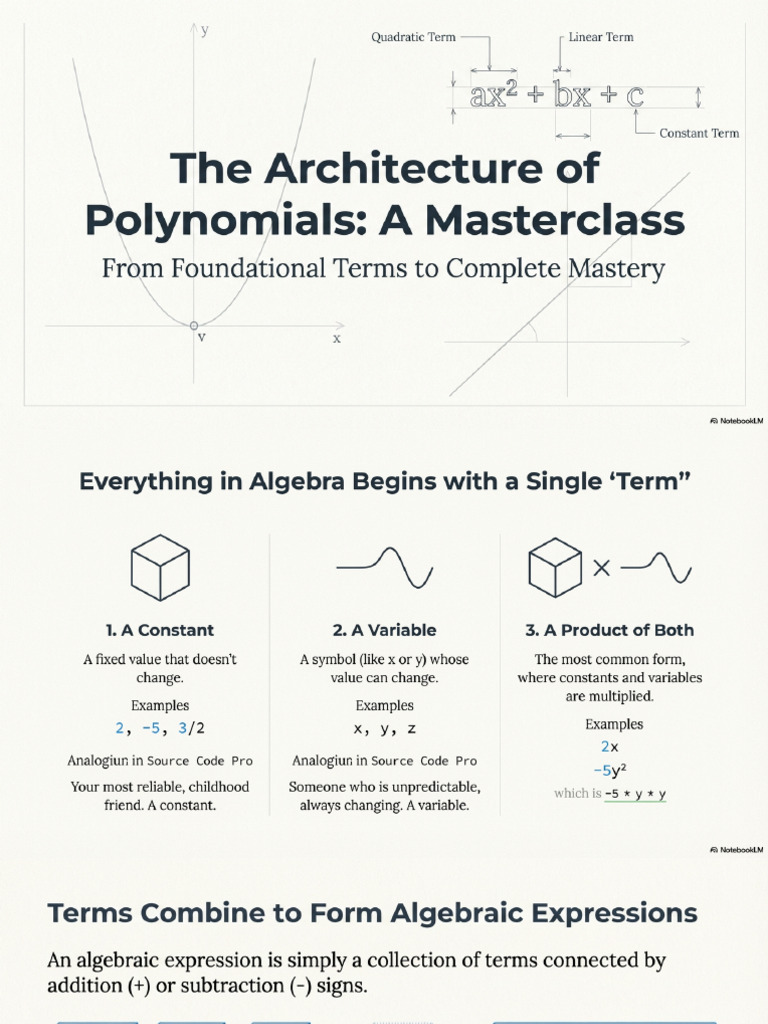 Polynomials Anatomy and Architecture | PDF